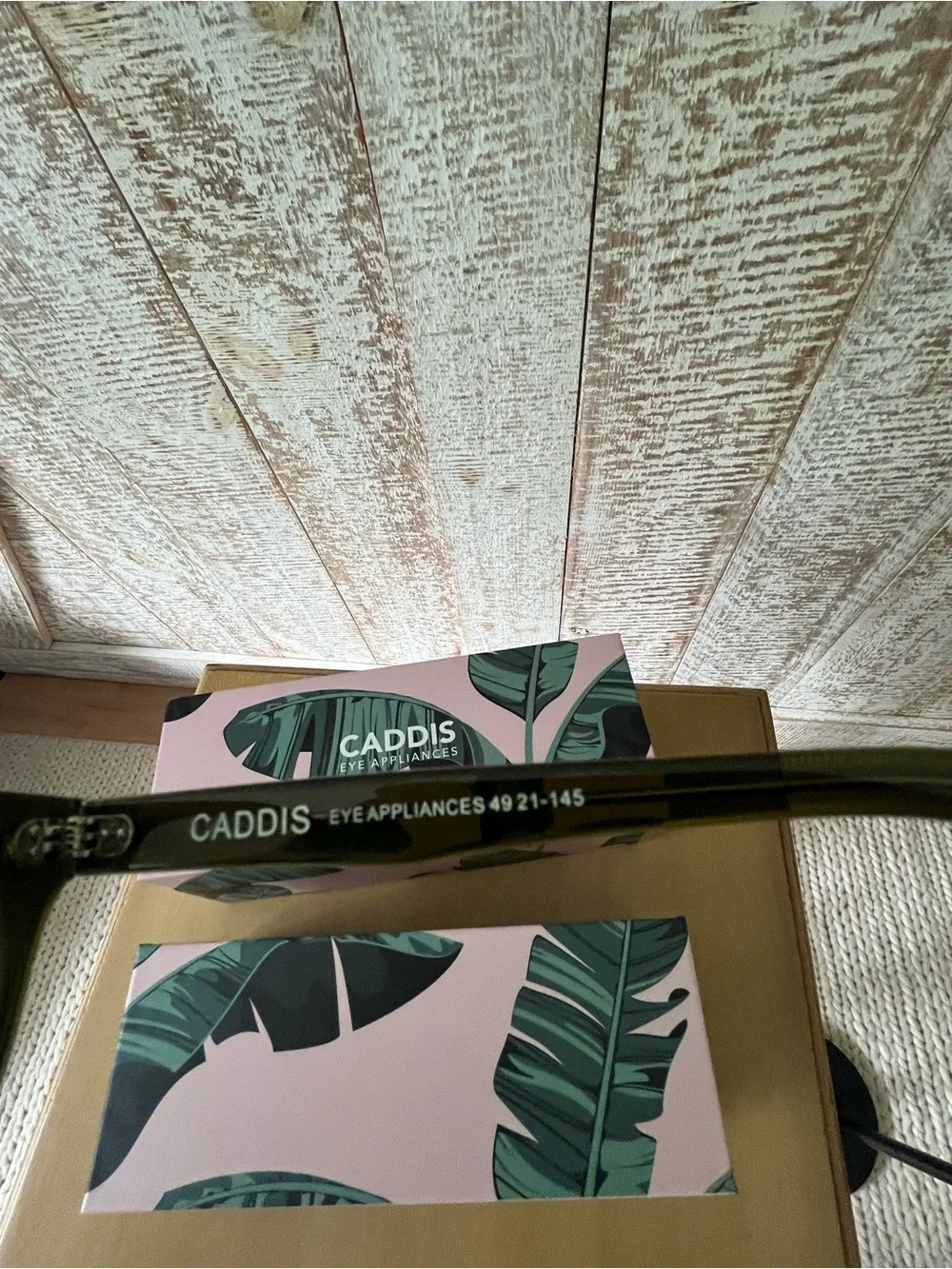 Caddis Green Rectangular Eyeglasses - Reading- new in box!